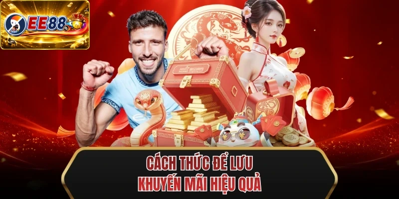 cach thuc de luu khuyen mai hieu qua